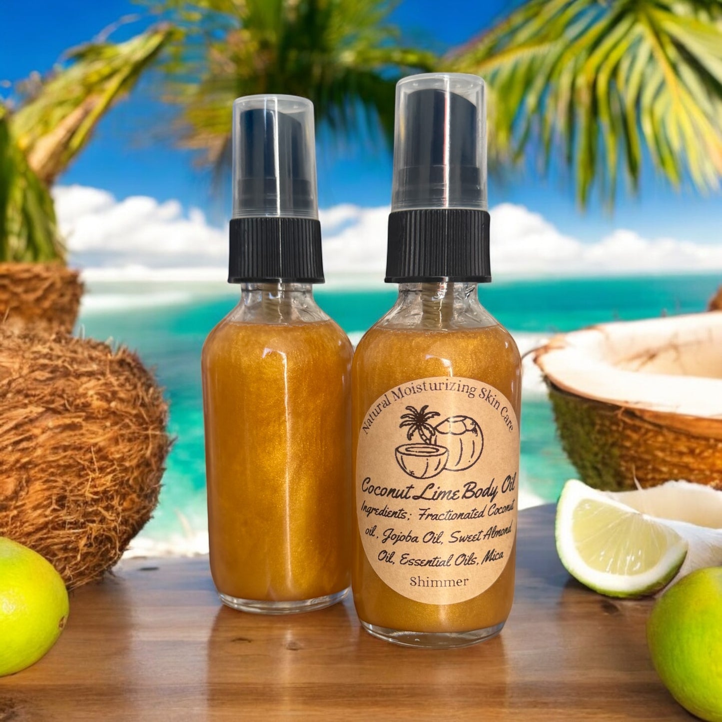 Coconut Lime Body Oil