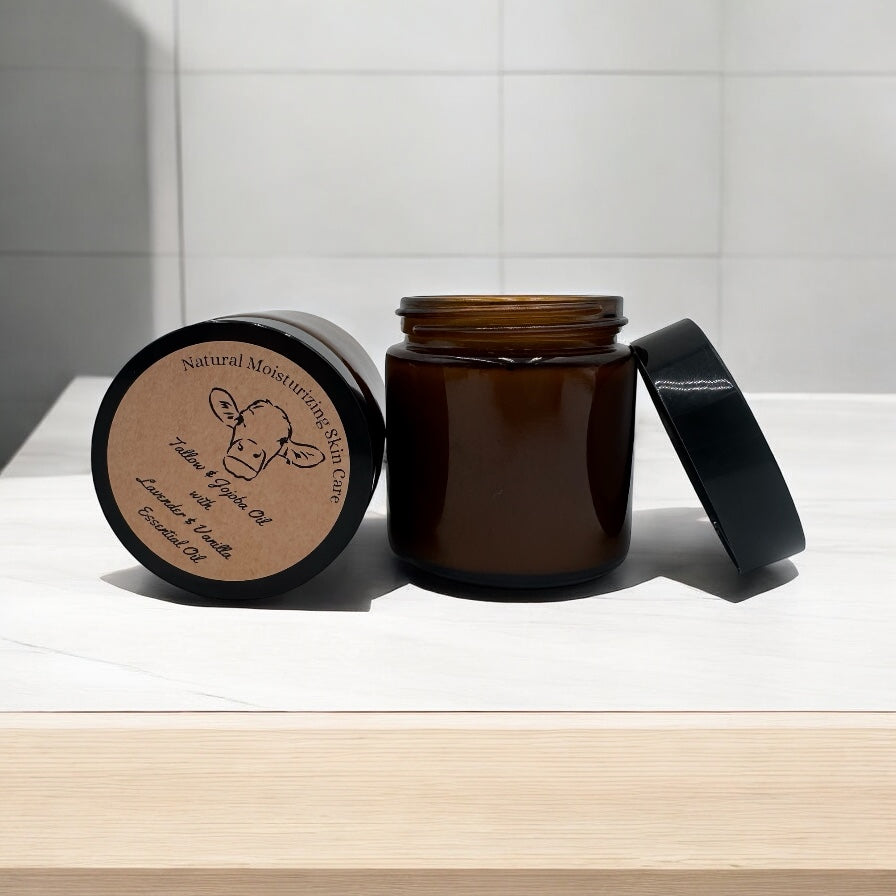 Lavender and Vanilla Tallow Cream 4oz