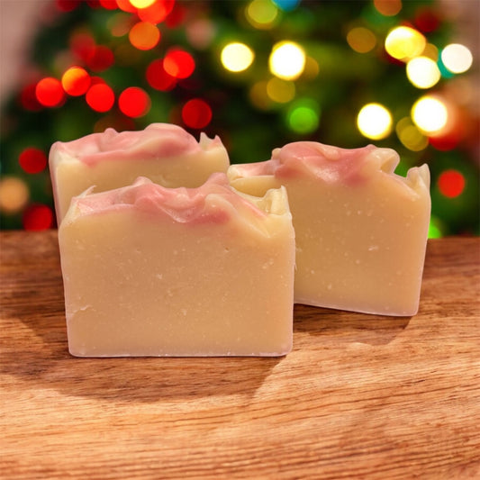 Candy Cane Soap Bar