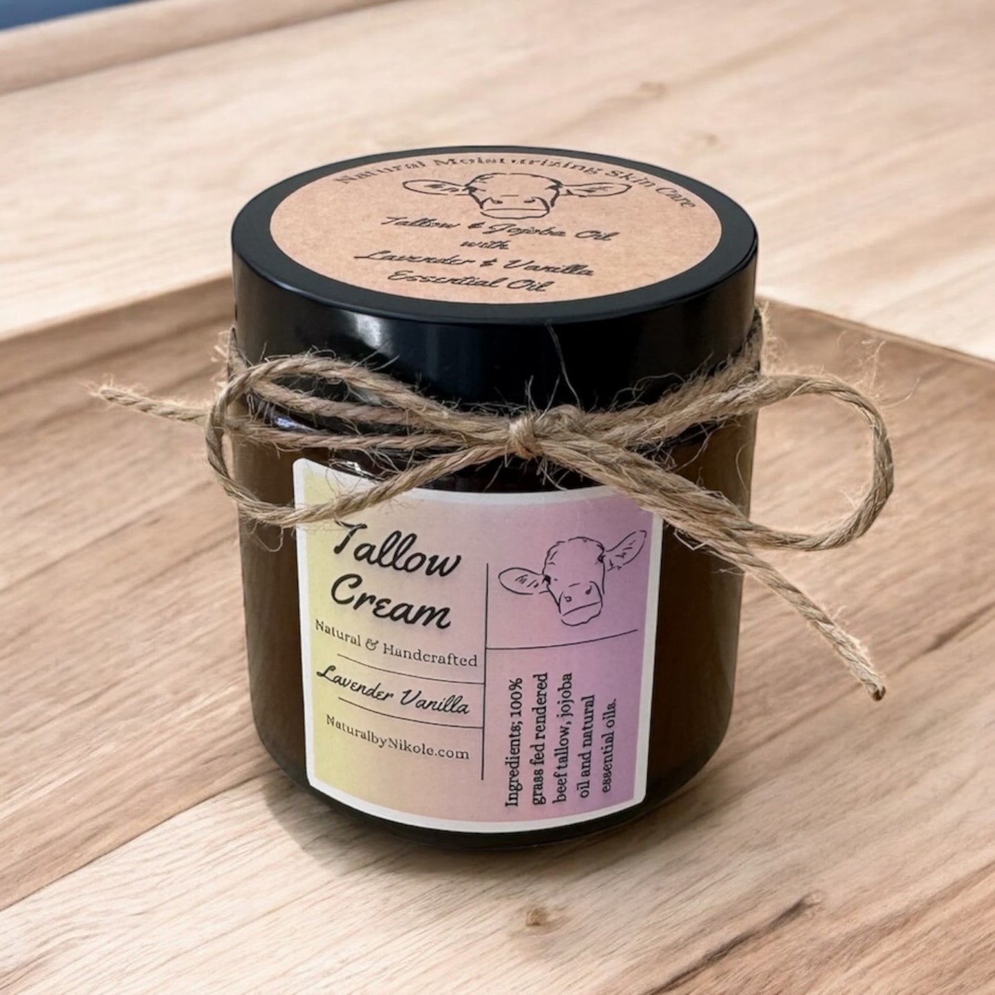 Lavender and Vanilla Tallow Cream 4oz