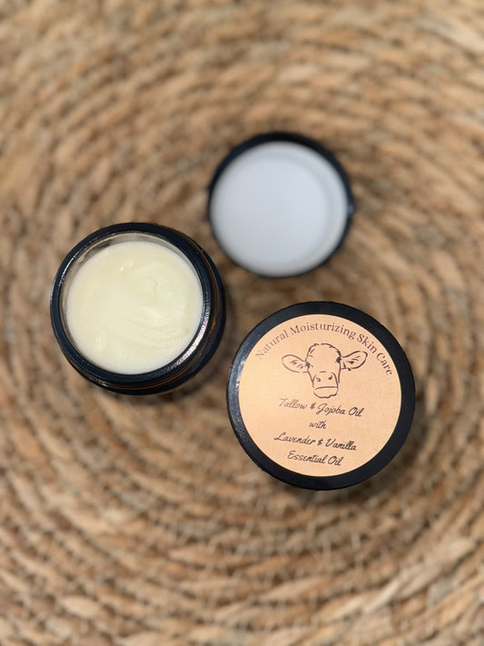 Lavender and Vanilla Tallow Cream 4oz